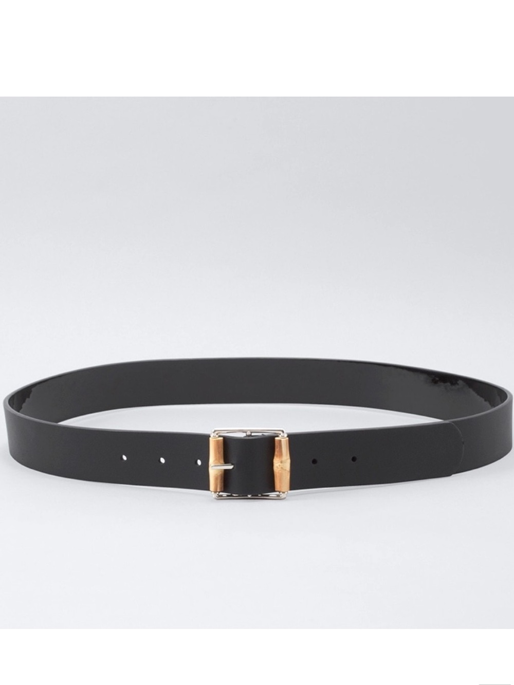 WHBM REVERSIBLE BELT WITH BAMBOO DETAIL